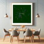 147 branches gardenlavender dining room