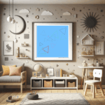 17 triangles mysticobsidianandshadeofsurge childrens room