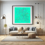 194 decagons aquabetweenthestar living room