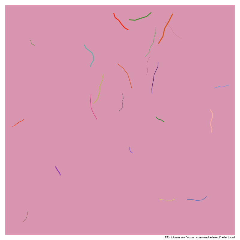 22 ribbons frozenroseandwhimofwhirlpool