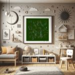 224 droplets turquoisebehindwish childrens room