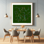 224 droplets turquoisebehindwish dining room