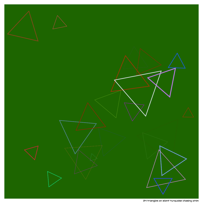 24 triangles silentturquoisechasingwhim