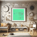 27 spirals veiledturquoiseandvelvetyash childrens room