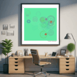 27 spirals veiledturquoiseandvelvetyash office