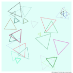 29 triangles frostedroseandglowingsky