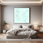 29 triangles frostedroseandglowingsky bedroom