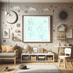 29 triangles frostedroseandglowingsky childrens room