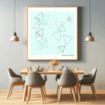 29 triangles frostedroseandglowingsky dining room
