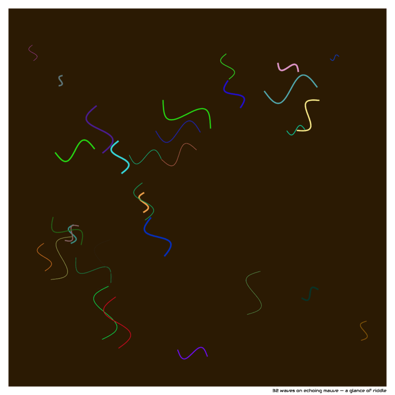 32 waves echoingmauve aglanceofriddle