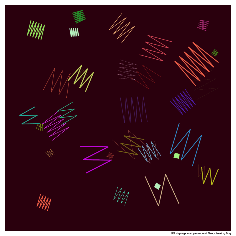 35 zigzags opalescentflaxchasingfog