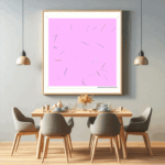 36 swooshes paleroseandglowingnavy dining room