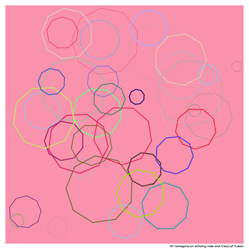 37 nonagons echoingroseandtraceoffusion