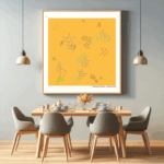 44 chevrons infinitepeach asymphonyofmirror dining room