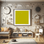 44 tendrils lemonabovevividmagenta childrens room