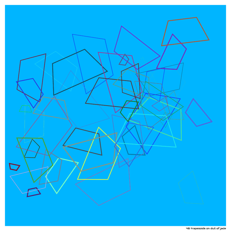 48 trapezoids dullofjade