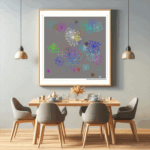 50 crystals iridescentgrayandspireoftrace dining room