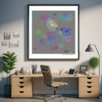 50 crystals iridescentgrayandspireoftrace office