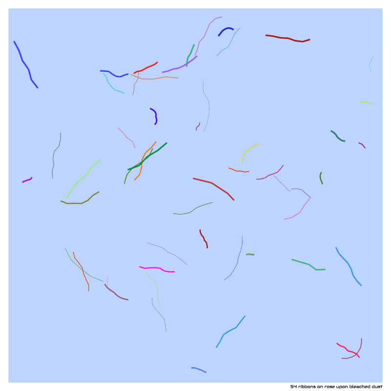 54 ribbons roseuponbleacheddust