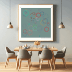 55 petals strawberrythroughopalescentshadow dining room
