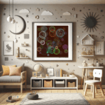 60 spirals stormaroundluminousterracotta childrens room