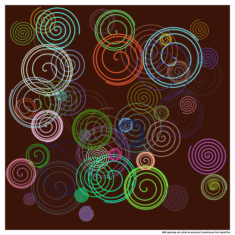 60 spirals stormaroundluminousterracotta