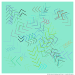 61 chevrons luminouschartreuse areverieofcanvas
