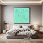 61 chevrons luminouschartreuse areverieofcanvas bedroom