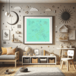 61 chevrons luminouschartreuse areverieofcanvas childrens room