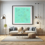 61 chevrons luminouschartreuse areverieofcanvas living room