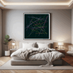62 lines gardenintranslucentblack bedroom