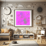 66 rays burnishedmagentaandfadedruby childrens room