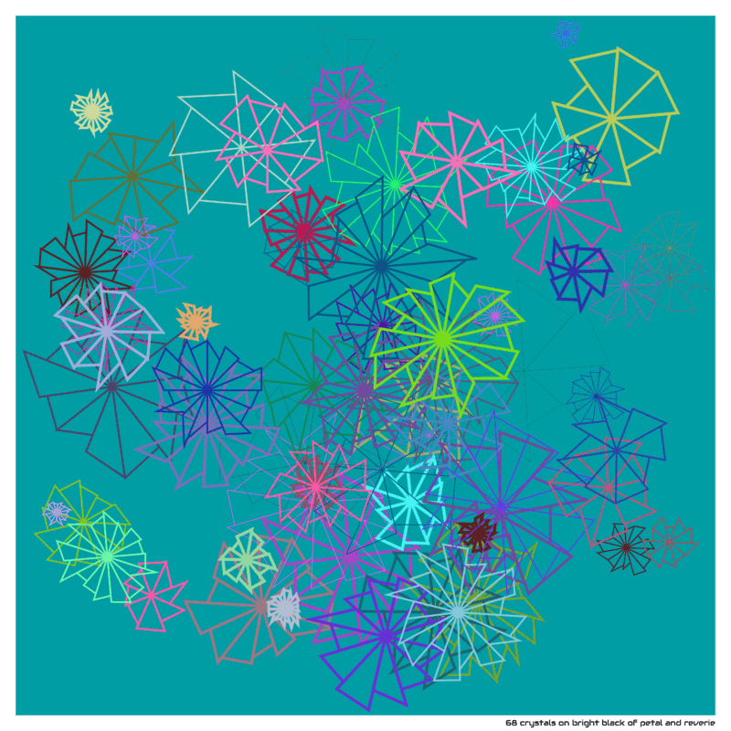 68 crystals brightblackofpetalandreverie