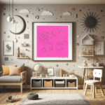 75 heptagons dancingmagenta abloomofdust childrens room