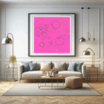 75 heptagons dancingmagenta abloomofdust living room
