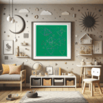 78 triangles gardenofsmoke childrens room