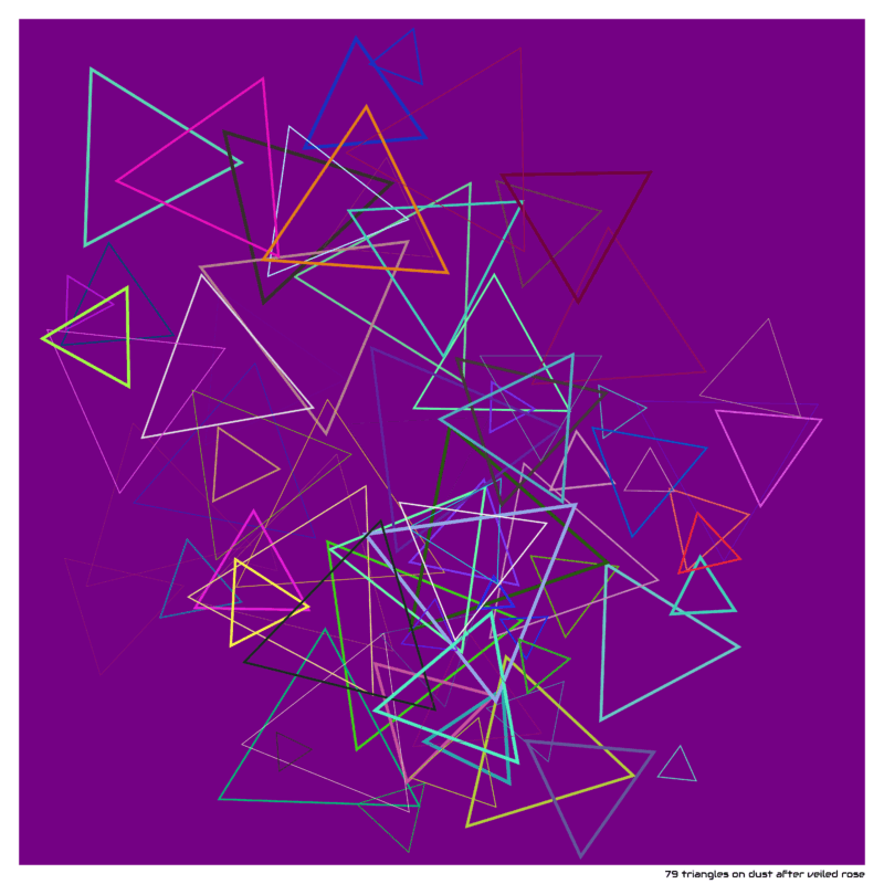 79 triangles dustafterveiledrose