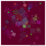 79 zigzags mellowmagentaandmirrorofreflection