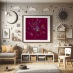 79 zigzags mellowmagentaandmirrorofreflection childrens room