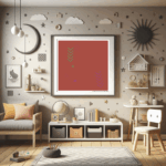 8 chevrons silkentaupe averseoflantern childrens room