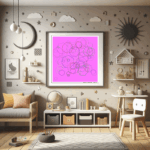 81 heptagons silentbubblegum asparkofflute childrens room