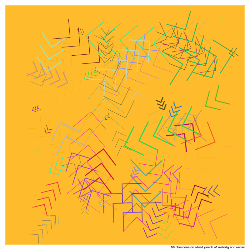 83 chevrons silentpeachofmelodyandverse