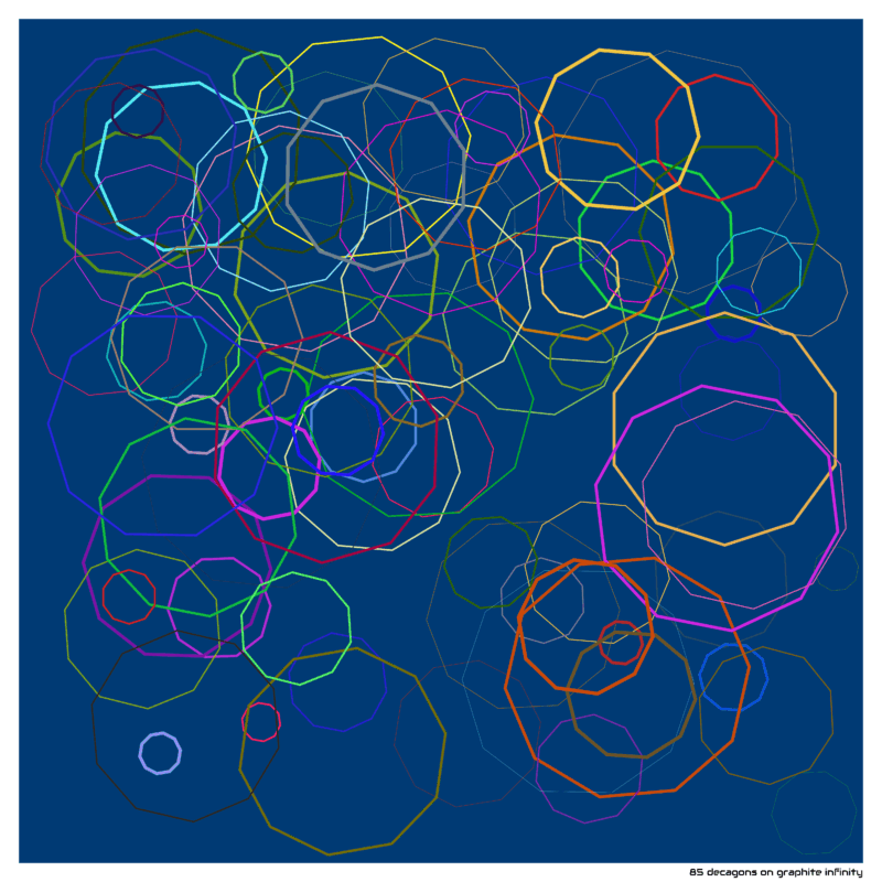 85 decagons graphiteinfinity