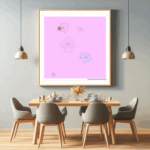 9 crystals nocturnalroseanddancingblush dining room