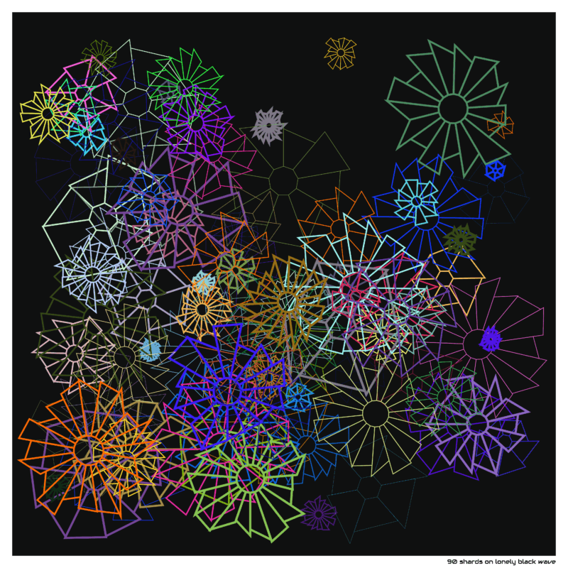 90 shards lonelyblackwave