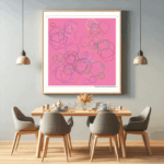 94 hexagons velvetofetherealroseandstorm dining room