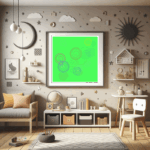 21 spirals glowinglimeofcloudandbloom childrens room