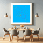 29 pentagons dullgreenandrichbanana dining room