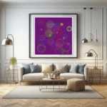 48 spirals enchantedstrawberryanddullcerulean living room