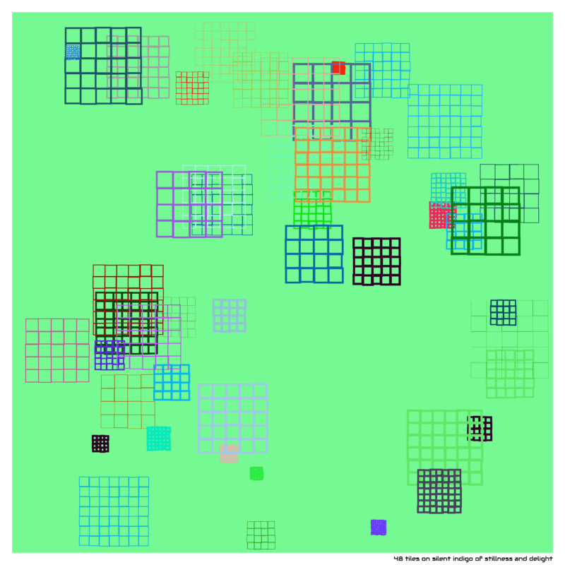 48 tiles silentindigoofstillnessanddelight